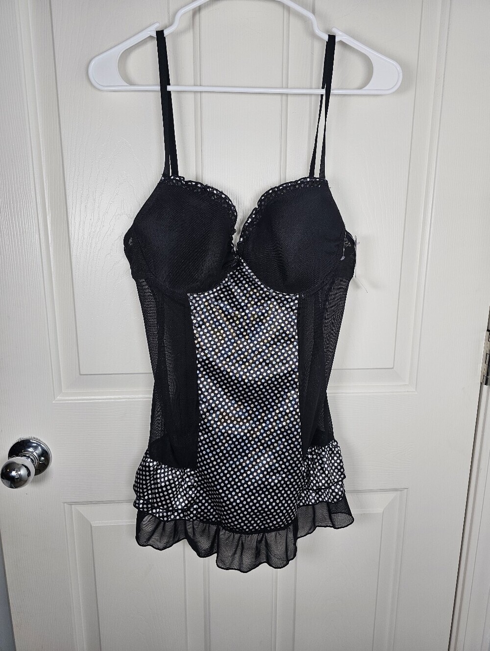 Jezebel NWT Women's Zelda Lurex Lace and Mesh Slip Size XL